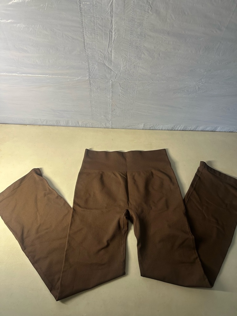 Brown High-Waist Leggings